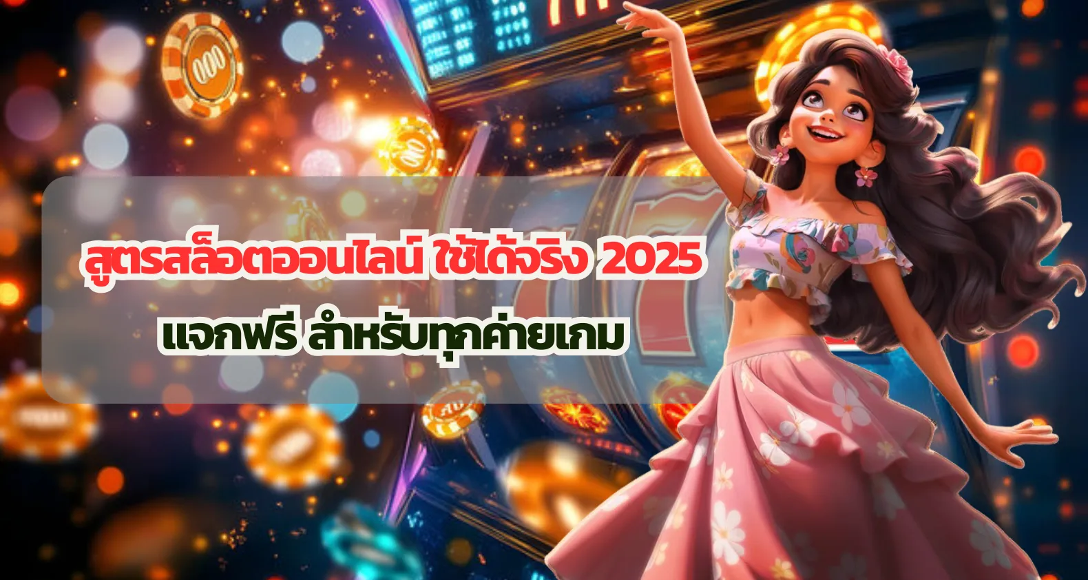 สูตรสล็อตออนไลน์ ใช้ได้จริง 2025 แจกฟรี สำหรับทุกค่ายเกม