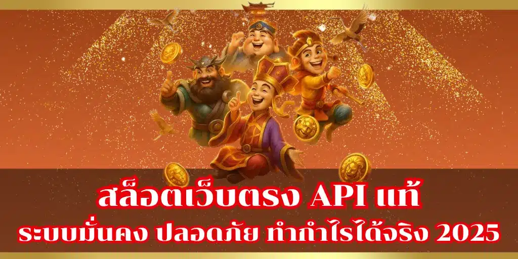 สล็อตเว็บตรง API แท้ ระบบมั่นคง ปลอดภัย ทำกำไรได้จริง 2025