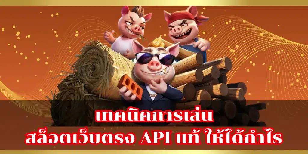 เทคนิคการเล่น สล็อตเว็บตรง API แท้ ให้ได้กำไร